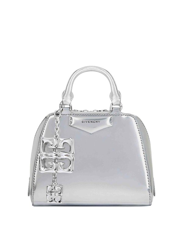 GIVENCHY: クロスボディバッグ - クロスボディバッグ - 銀
