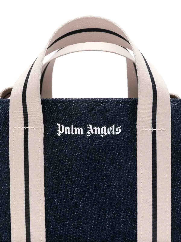 The Best Shops Palm Angels: トートバッグ - トートバッグ - デニム