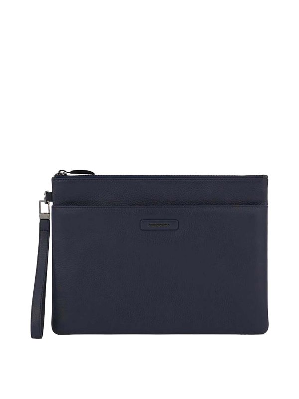 PIQUADRO: クラッチバッグ - クラッチバッグ - ブルー