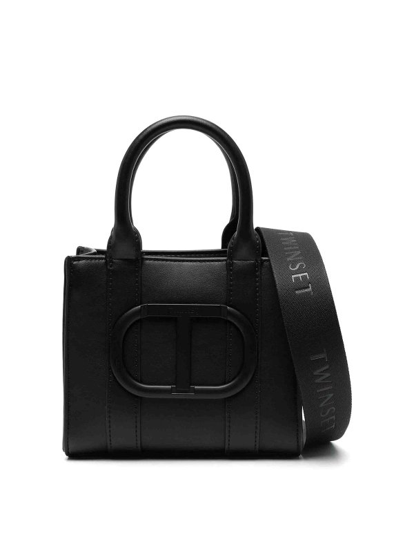 TWINSET: トートバッグ - トートバッグ - 黒