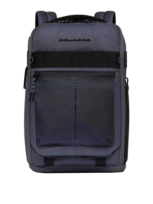 PIQUADRO: zaini - Zaino In Tessuto Porta Pc 1560