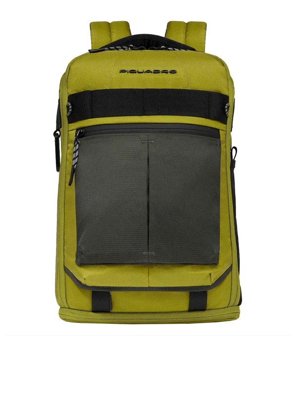 PIQUADRO: Mochilas - Mochila - Verde