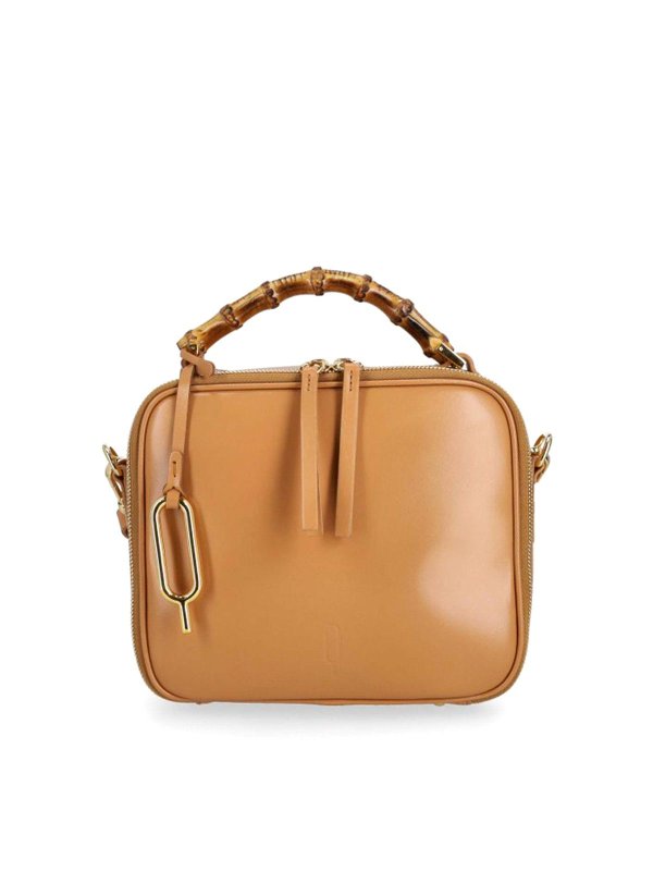 QUARZOVIVO: クロスボディバッグ - クロスボディバッグ - ブラウン