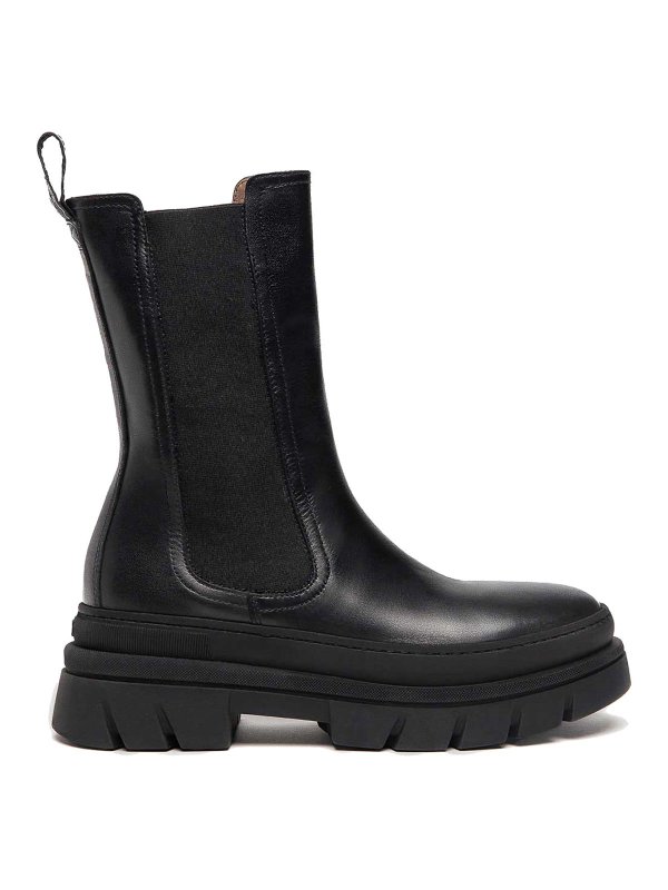 NEROGIARDINI: ブーティー - アンクルブーツ - 黒