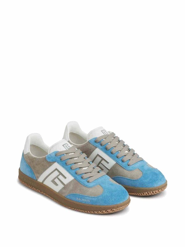 Balmain: Chaussures de sport online - Baskets - Beige Clair