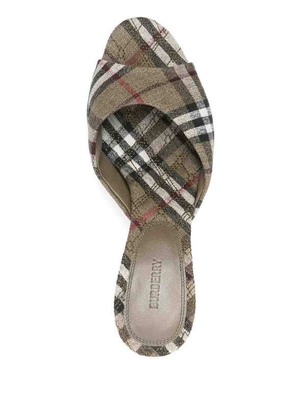 Mules - Marron shop online: BURBERRY
