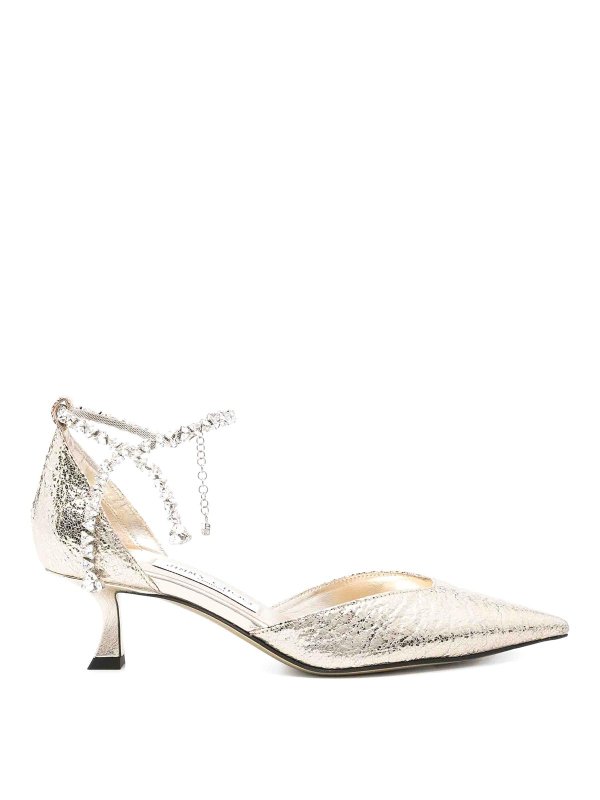 JIMMY CHOO: court shoes - Gold pumps
