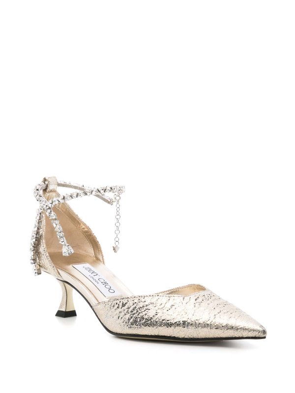 JIMMY CHOO: court shoes online - Gold pumps