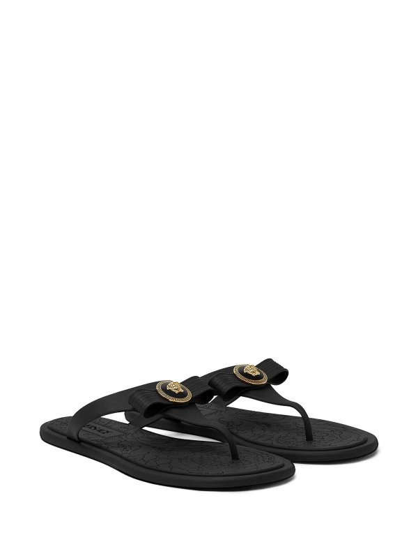 VERSACE: sandals online - Logo sandals