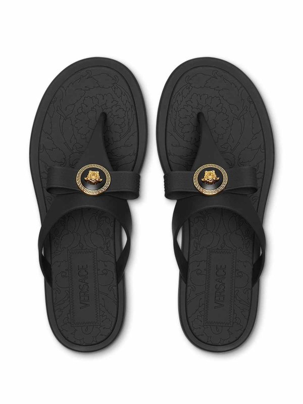 The Best Shops VERSACE: sandals - Logo sandals