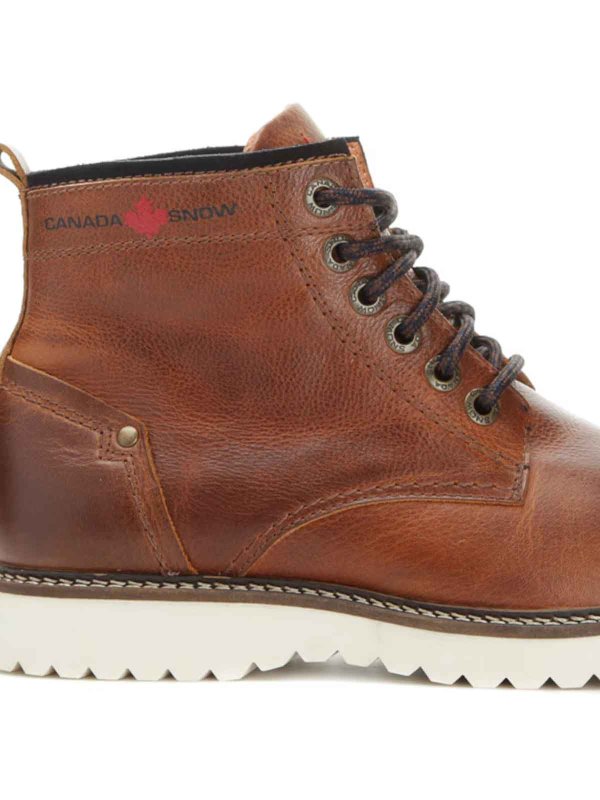 CANADA SNOW: レースアップシューズ online - 編み上げ靴 - ブラウン