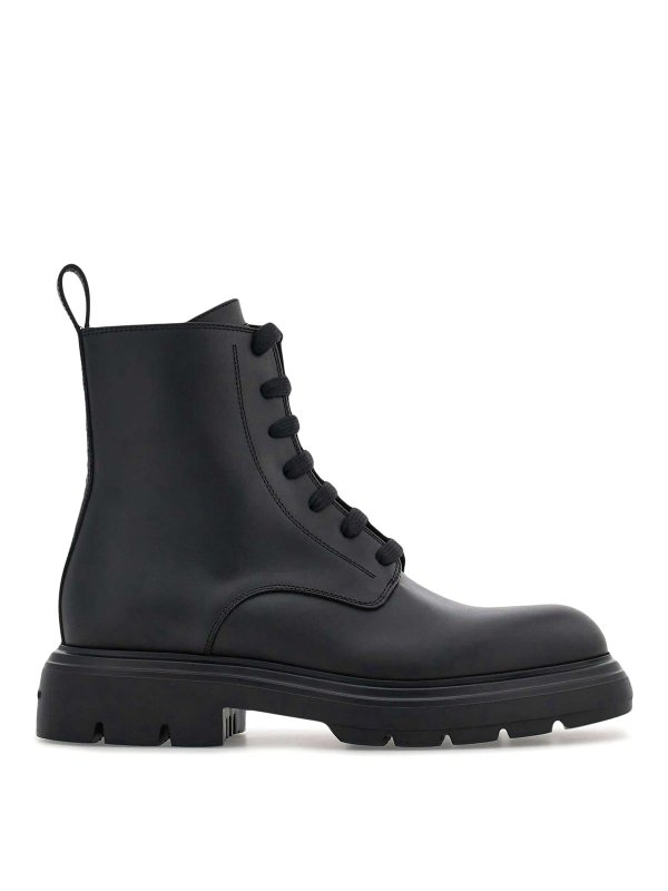 FERRAGAMO: Stiefeletten - Stiefeletten - Schwarz