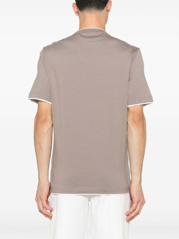 The Best Shops BRUNELLO CUCINELLI: Camisetas - Camiseta - Marrón