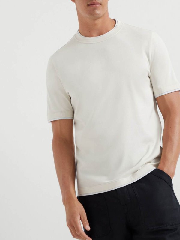 BRUNELLO CUCINELLI buy online T-Shirt - Weiß
