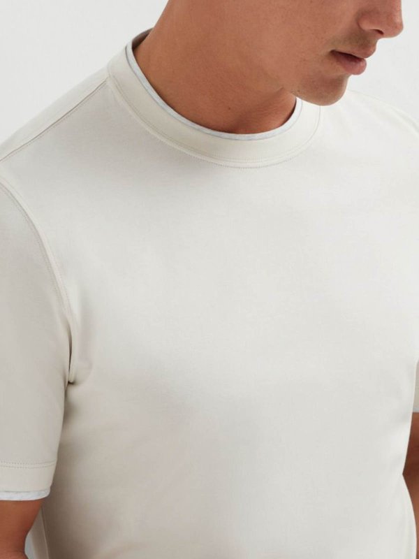 The Best Shops BRUNELLO CUCINELLI: T-Shirt - Weiß