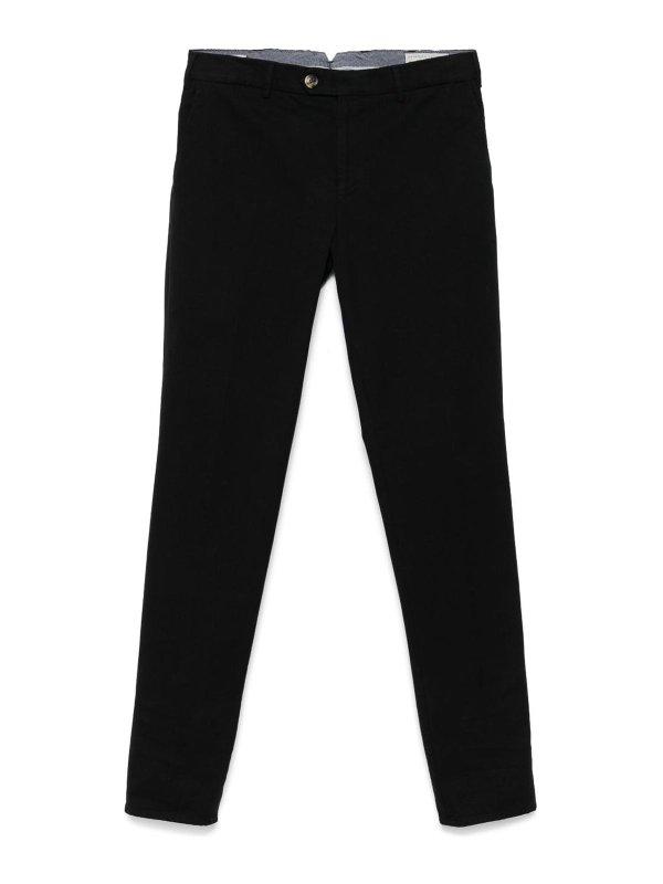 BRUNELLO CUCINELLI: カジュアルトラウザー - カジュアルパンツ - 黒