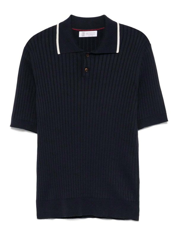 BRUNELLO CUCINELLI: Turtlenecks & Polo necks - Coast jersey pole