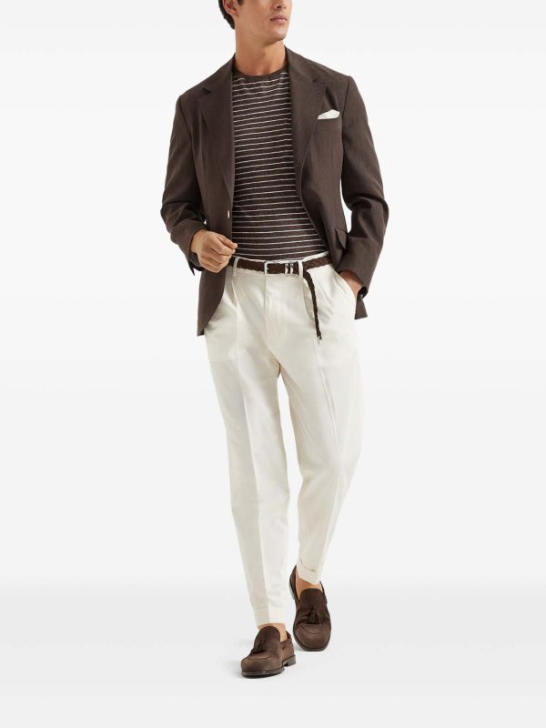 The Best Shops BRUNELLO CUCINELLI: Casual Hosen - Casual Hose - Weiß