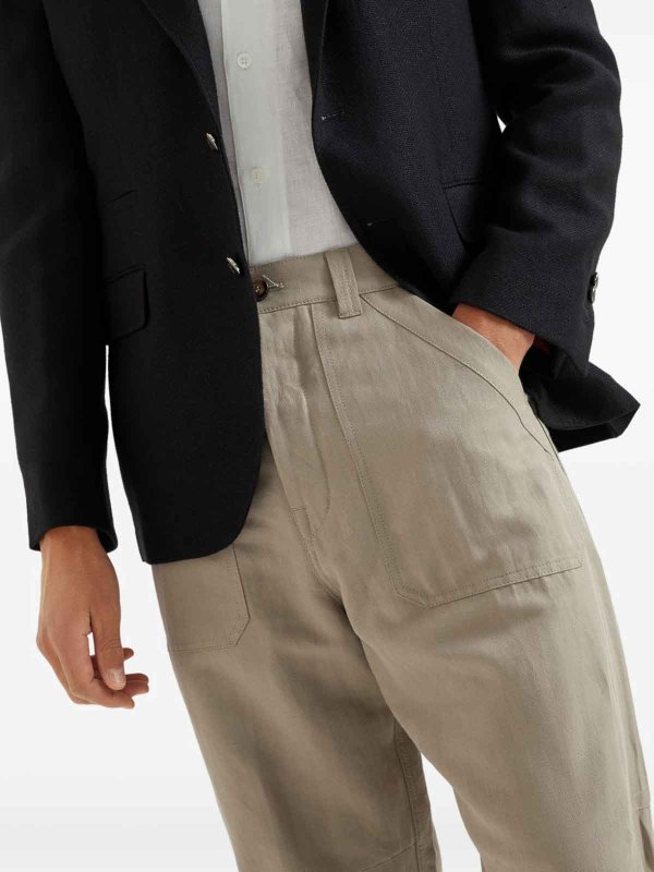 BRUNELLO CUCINELLI: casual trousers online - Pantaloni Drill