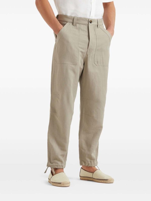 BRUNELLO CUCINELLI buy online Pantaloni Drill
