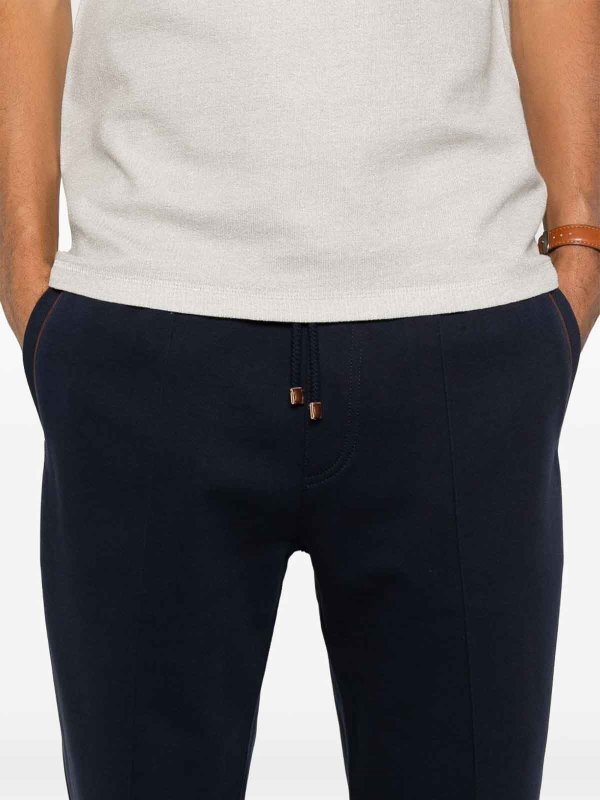 BRUNELLO CUCINELLI buy online Sports trousers with contrast edge