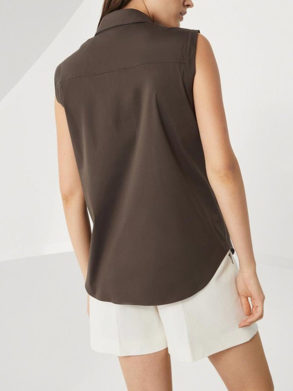 Camisa - Marrón shop online: BRUNELLO CUCINELLI