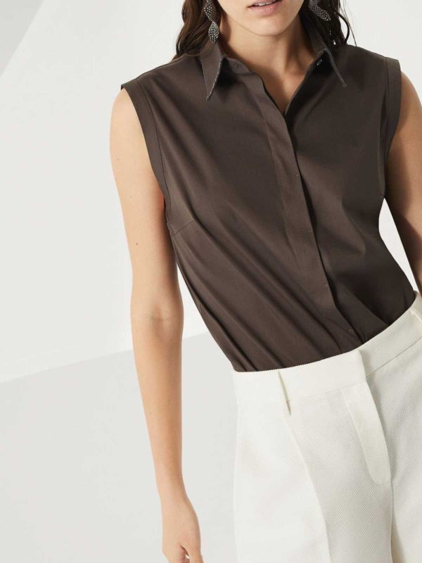 BRUNELLO CUCINELLI buy online Camisa - Marrón