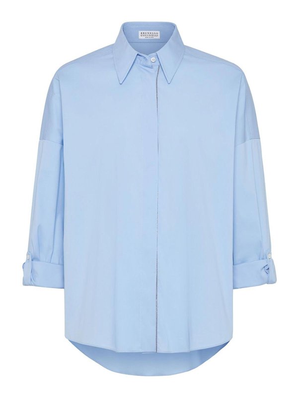 BRUNELLO CUCINELLI: shirts - Shirt in popeline