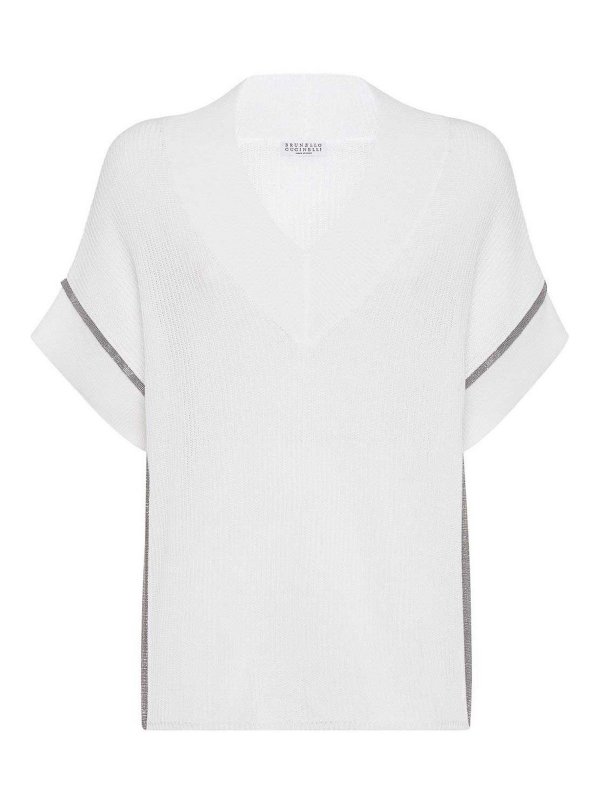 BRUNELLO CUCINELLI: T-shirts - T-Shirt - Weiß