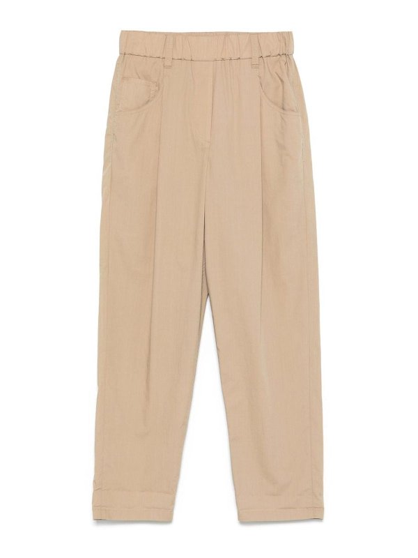 BRUNELLO CUCINELLI: Casual Hosen - Casual Hose - Braun