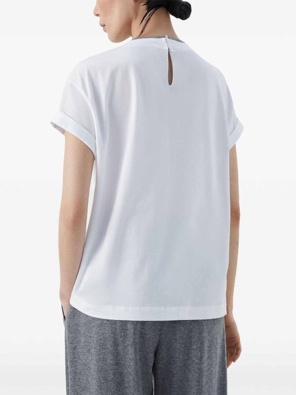 BRUNELLO CUCINELLI: T-shirts online - T-Shirt - Weiß