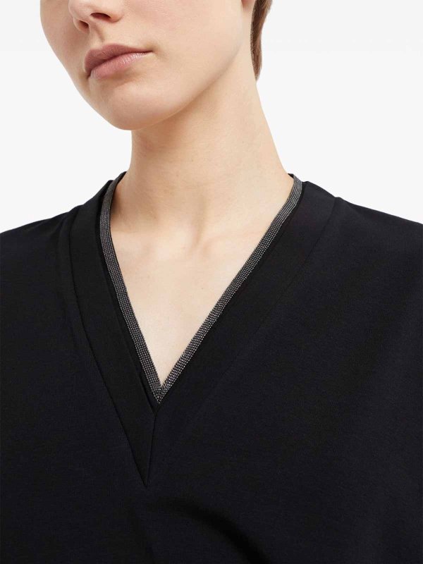 Top - Noir shop online: BRUNELLO CUCINELLI