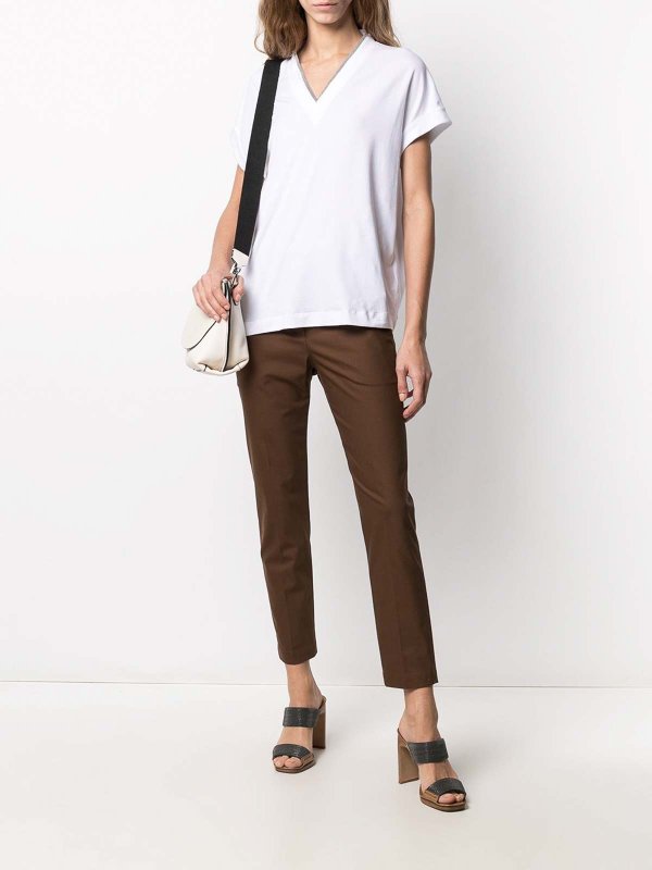 BRUNELLO CUCINELLI: T-shirts online - T-Shirt - Blanc