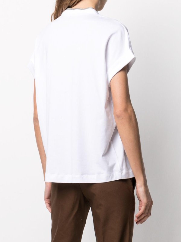 T-Shirt - Blanc shop online: BRUNELLO CUCINELLI
