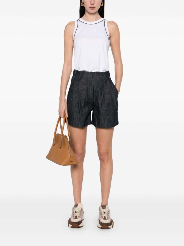 Shorts - Blau shop online: BRUNELLO CUCINELLI