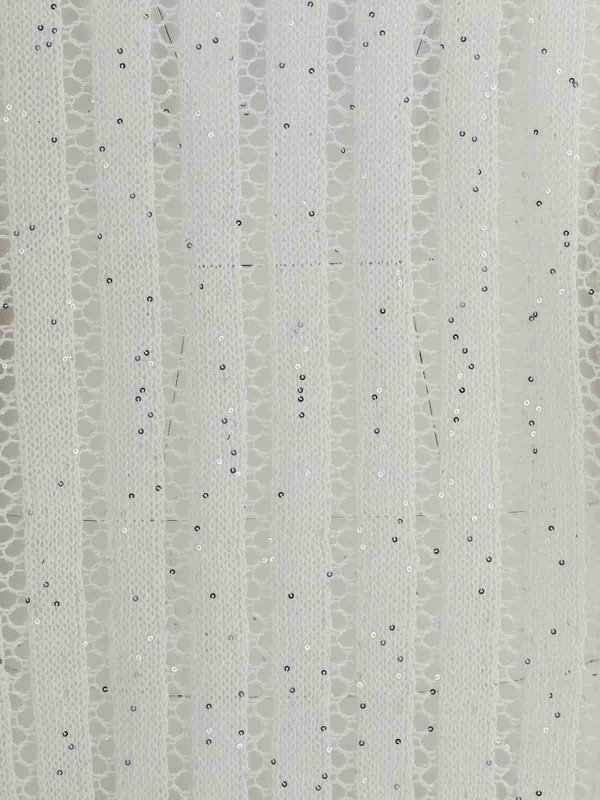 The Best Shops BRUNELLO CUCINELLI: Suéteres con cuello pico - Suéter Cuello Redondo - Blanco