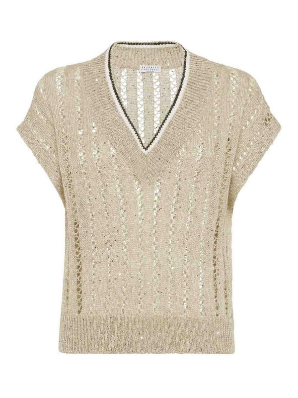 BRUNELLO CUCINELLI: Tシャツ - Tシャツ - ベージュ