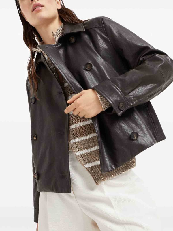 BRUNELLO CUCINELLI: カジュアルジャケット online - カジュアルジャケット - ブラウン