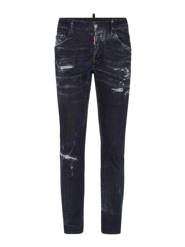 DSQUARED2: straight leg jeans - Denim Jeans