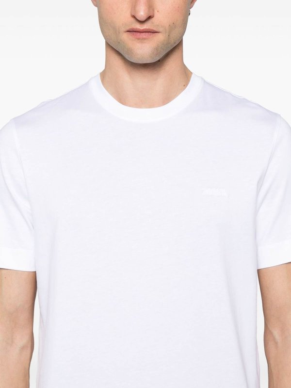 Tシャツ - 白 shop online: ZEGNA