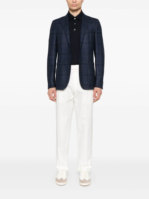 ポロシャツ - ブルー shop online: ZEGNA