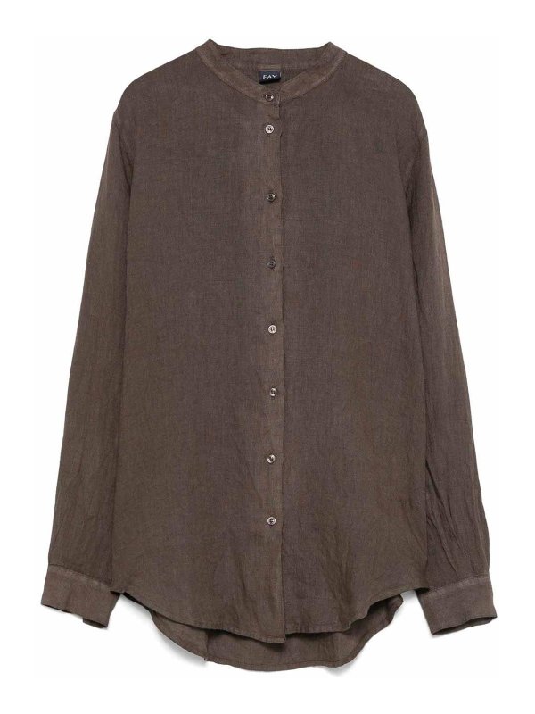FAY: Camisas - Camisa - Marrón
