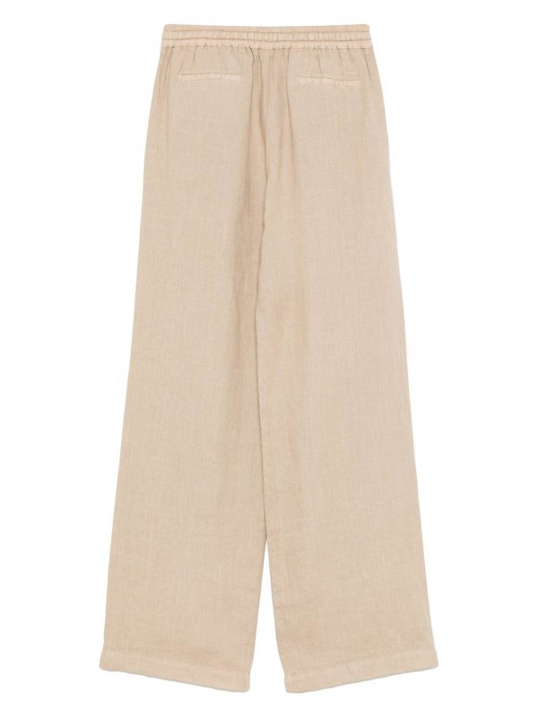 FAY: casual trousers online - Straight pants in linen