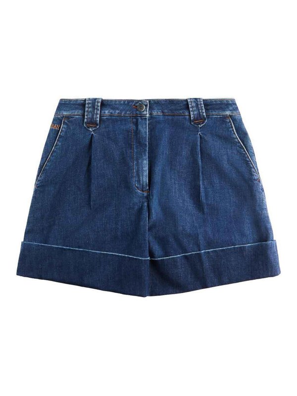 FAY: pantaloni shorts - Shorts denim