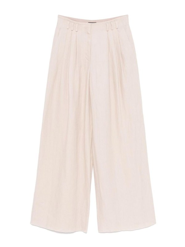 GIORGIO ARMANI: Pantalones casual - Pantalón Casual - Beis