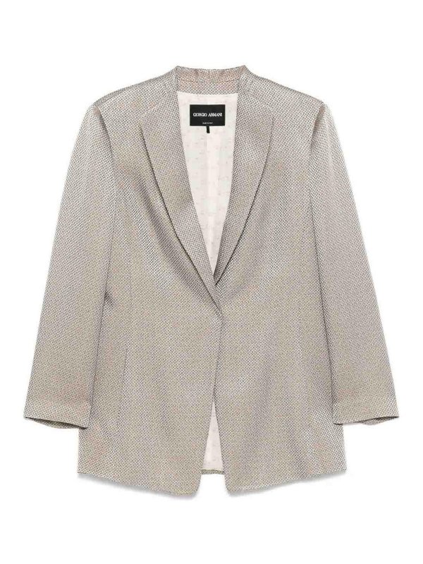 GIORGIO ARMANI: Blazer - Blazer - Gris