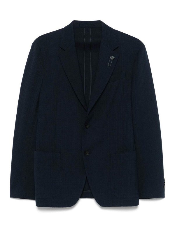 LARDINI: Blazer - Blazer - Blau
