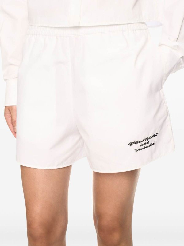 OFF-WHITE: Hosen Shorts online - Shorts - Weiß
