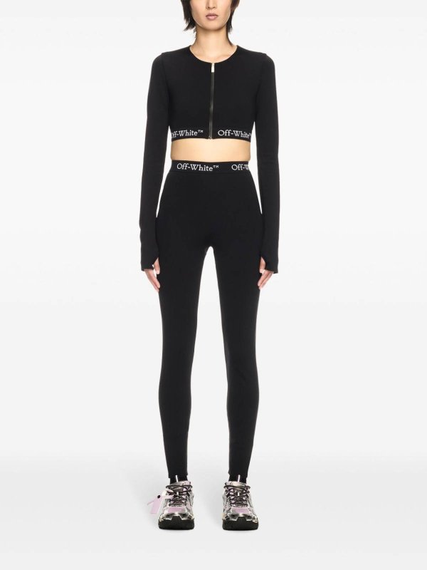 The Best Shops OFF-WHITE: Leggings - Leggings - Schwarz