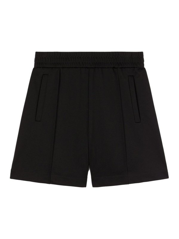 Palm Angels: トラウザーショーツ - ショートパンツ - 黒